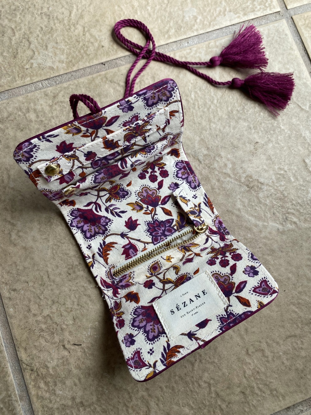 sézane jewelry pouch